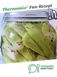 Suss Saure Senfgurken Rezept Senfgurken Salzgurken Rezepte Thermomix