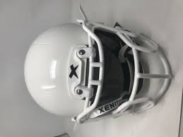 Xenith has differed from traditional thinking with their helmets by using free moving shock absorbers that form to a variety of head shapes and move independently of the plastic shell. Xenith Football Helmet X2 2012 Youth White Color See Details For Sale Online Ebay