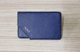 The stylish business card holder will most likely give you an edge over your competitors in every aspect of your business ventures. Tumi Business Card Case Men S Fashion Bags Wallets On Carousell