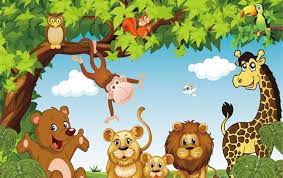 Gambar tersebut bisa anda download langsung, caranya silahkan klik pad. 22 Gambar Kartun Hutan Dan Hewan Inspirasi Spesial