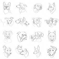 Click to see more & purchase today! Horse Art Print Dog Wall Decor Nursery Wall Art Single Line Minimalist Black And White Abstract Dog Print Art Geometric Dog Dog Tattoos