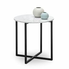Hooker's selection of traditional and contemporary nightstands will keep your books, lamps, and knickknacks within easy reach as you lay down for the night. Ellie White Marble Black Round Side Table Bunnings Australia
