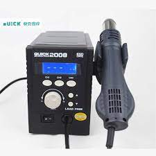 Original Quick 2008 Esd Digital Display Heat Gun Welding Blower Gun 220v 120l Min 100 To 500 Degree Gun Welding Heat Gun Weldingwelding Gun Aliexpress