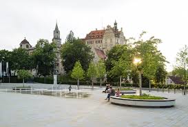 Walking from karlsplatz until marienplatz in coronavirus time. Karlsplatz Sigmaringen Greenbox
