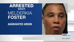 Woman arrested for allegedly setting Baker home