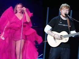 Beyonce And Ed Sheeran S Contrasting Outfits Prompt Gender Standards Debate