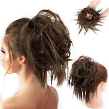 Finding the perfect wedding hairstyle can be a challenge with so many options for brides. Sayfut Hair Scrunchies Curly Wavy Messy Hair Bun Extensions Wedding Hair Pieces For Women Kids Hair Updo Hairpiece Donut Chignons Walmart Com Walmart Com
