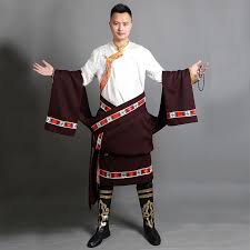 Tibetan Robe Men - Traditional Ethnic ...
