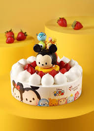 Uncommon Creative Birthday Cake Designs For Adults 1 5lb Maxim S Tsum Tsum Strawberry Cake Tsum Tsum Cake Kawaii Dessert Cake