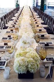 Pin By Anzelle Mari Smit On Table Setting Long Table Wedding Wedding Centerpieces Hydrangea Centerpiece