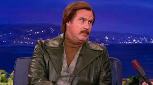 With Anchorman 2 Dec 20 Release Date Fast Approaching Ron Burgundy Is Back Where He Feels Most Comfortable On Top Ron Burgundy Funny Interview Prison