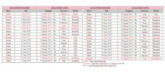 Maybe you would like to learn more about one of these? Kalender Jawa Bulan Juni 2019 Trending Topic