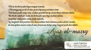 Check spelling or type a new query. Puisi Puisi Ajaz El Mazry Jejak Publisher