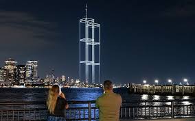 New York honours 9/11 victims by recreating Twin Towers in drone show