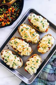 What to do with leftover baked russet potatoes? Twice Baked Lentil Shepherd S Pie Potatoes Making Thyme For Health