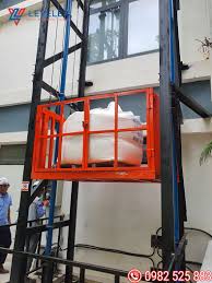 Thang nâng hàng 1 tấn, Thang nâng thủy lực kho hàng - LEVELER
