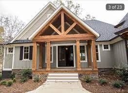 Out With The Old Front Porch In With The New Porch Design Facade House Front Porch Design