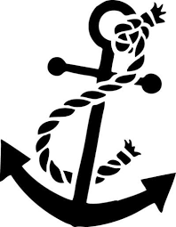 Anchor Free Images At Clker Com Clip Art Vintage Stencil Patterns Anchor Stencil