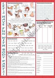 Click on the picture of the word you want to learn. Body Parts Vocabulary Exercises Esl Worksheet By Kissnetothedit