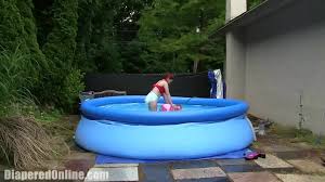 Kaley: Teased for Diaper in Pool | HeavyFetish