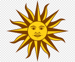 Pabellón nacional) is one of the three official flags of uruguay along with the flag of artigas and the flag of the treinta y tres. Yellow And Brown Sun Illustration Uruguayan Civil War Argentina Sun Of May Flag Of Uruguay Sol Flag Sunflower Symmetry Png Pngwing