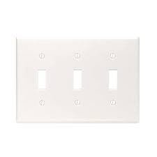 Leviton 3 Gang 3 Toggle Standard Size Toggle Switch Wallplate 001 88011 000 Blain S Farm Fleet