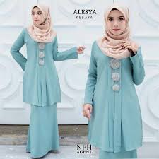 See more ideas about baju kebaya, fesyen, baju wanita. Baju Raya 2021 Kebaya Aleesya Material Como Crepe ×¤×™×™×¡×'×•×§
