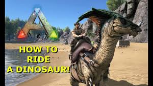 How to tame and ride a horse in minecraft. How To Tame And Ride A Dinosaur Ark Survival Evolved Guide Youtube