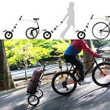 もっと自転車で遊びに行こう doppelganger モバイルサイクルトレーラー dcr347 bk 自転車へワンタッチで取り付け取り外し可能なトレーラー ドリンクや米などの重い荷物バーベキュー用品などの大きな荷物釣竿やスノーボードのような長い荷物を自転車で運搬 お買い物