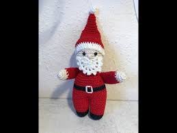Tuto Pere Noel Au Crochet Youtube Pere Noel Crochet Noel Crochet Noel Crochet Tuto