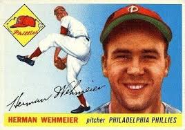 Aug8 1954: A trio of Phillies batters