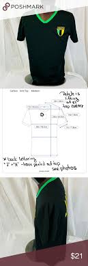 Jamaica Spell Out Mens Scoccer Blk Medium Clothes Design Knit Top Fashion