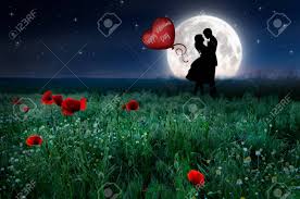 Check spelling or type a new query. Couples In Love Silhouette Romantic Background And Full Moon Stock Photo Picture And Royalty Free Image Image 134204450