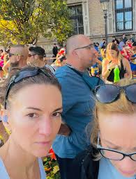 Getting ready for my marathon in Venice, Italy! 5+30k