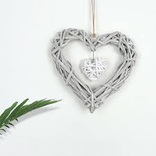 Get it as soon as thu, jul 8. Shabby Chic Wicker Heart Wreath Willow Home Wall Hanging Wedding Party Decor Ebay