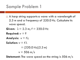 Calculate Wave Speeds Determining Wave Speed Ppt Download Persuasive Writing Prompts Chemistry Worksheets Math Formulas