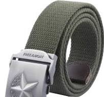 LKMY Cinture da uomo, cintura in tela di nylon con fibbia in metallo,  cintura tattica militare, regolazione, robusta e versatile, per ...
