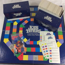Instantly play online for free, no downloading needed! Board Traditional Games Contemporary Manufacture Games Jots And Tittles Mormon Trivia Board Game Lds Junior Celestial Pursuit Trivial