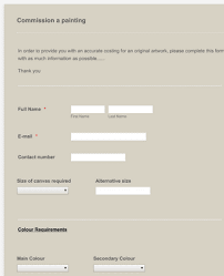 An event proposal template is a commercial document which is submitted by a person who wants to offer some event planning services to an individual or other business. Painting Commission Form Template Jotform