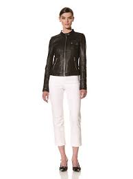 Tommy Hilfiger Women S Washed Leather Jacket Trendy Clothing Stores Washed Leather Jacket Leather Jacket Black