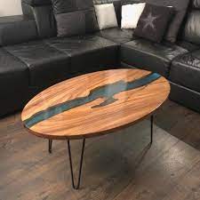 table basse ovale noyer et resine epoxy 1000x600 coffee table resin coffee table table