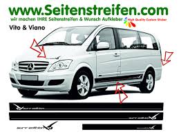 Mercedes Benz Vito Viano Surf Edition Bande Laterale Autocollant Ensemble Complet N 7674