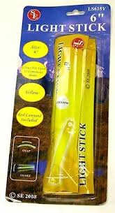 Se Emergency 6 Light Sticks 2 Pack With Lanyard 12 Hour Yellow New Lot Of 6 Ebay