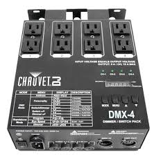 Please read this manual carefully before operating damage caused by misuse is not covered by the warranty introduction the. Chauvet Dj Dmx4 4 Channel Dimmer Relay Pack Full Compass Systems