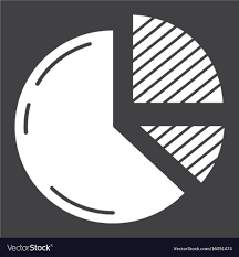 Pie Chart Solid Icon Business And Diagram