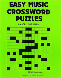 Unless otherwise stated, all answers are spelled in us english. Sheet Music Easy Music Crossword Puzzles Book One