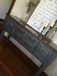 Beautiful Entry Room Piece Done In Rethunk Junk By Laura Furniture Paint Color Slate Rethunk Junk Painted Furniture Colors Rethunk Junk Paint