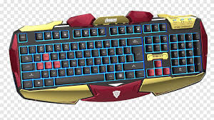 Download the free graphic resources in the form. The Iron Man Computer Keyboard Computer Mouse Gaming Keypad Computer Peripherals Computer Network Superhero Png Pngegg