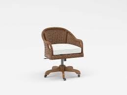 Add those two things together (pretty desk chair + comfortable desk chair), and you bet i'm my pottery barn desk hack. 3d Potterybarn Wingate Rattan Swivel Desk Chair Glancing Eye