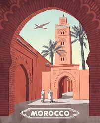 Morocco Photographic Print In 2020 Vintage Travel Posters Travel Posters Morocco